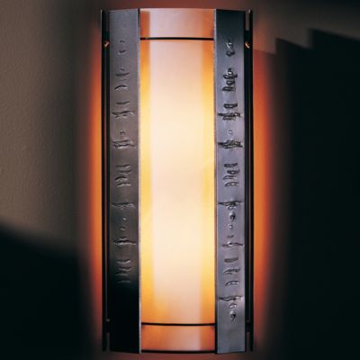 Textured Vertical Panels Outdoor Wall Sconce by Hubbardton Forge - Starlight Lighting USA and Canada
